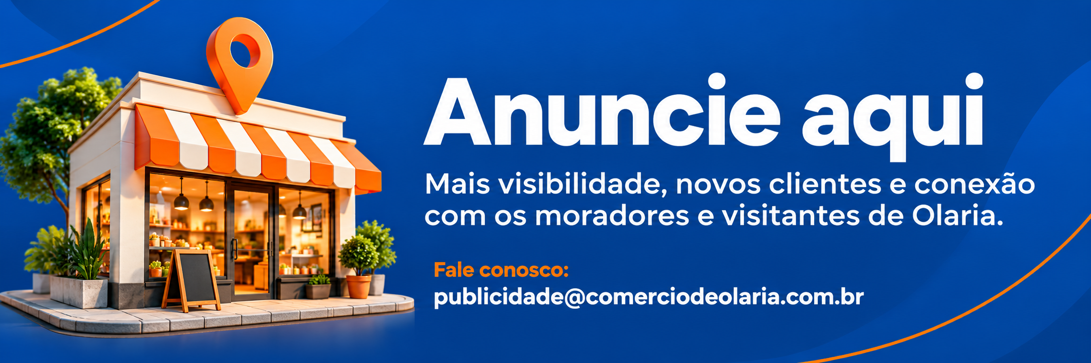 Cadastre seu Comércio. Mais visibilidade, novos clientes e conexão com os moradores e visitantes de Olaria.