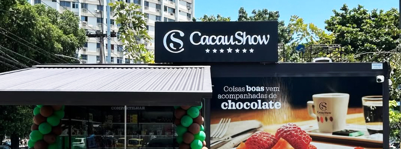 Capa Cacau Show (no Estacionamento do Extra)