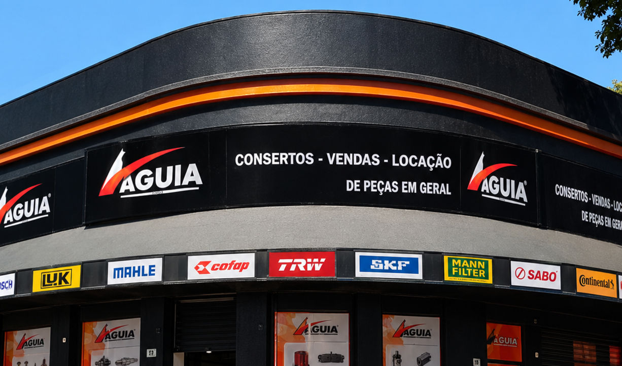 Fachada de Águia Locações - Vendas, Conserto e Locação de Equipamentos