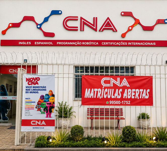 Fachada de CNA - Curso de inglês e espanhol
