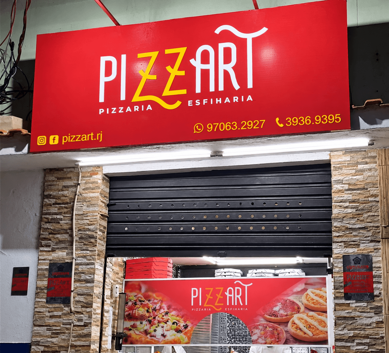 Capa Pizzaria & Esfiharia PizzArt RJ